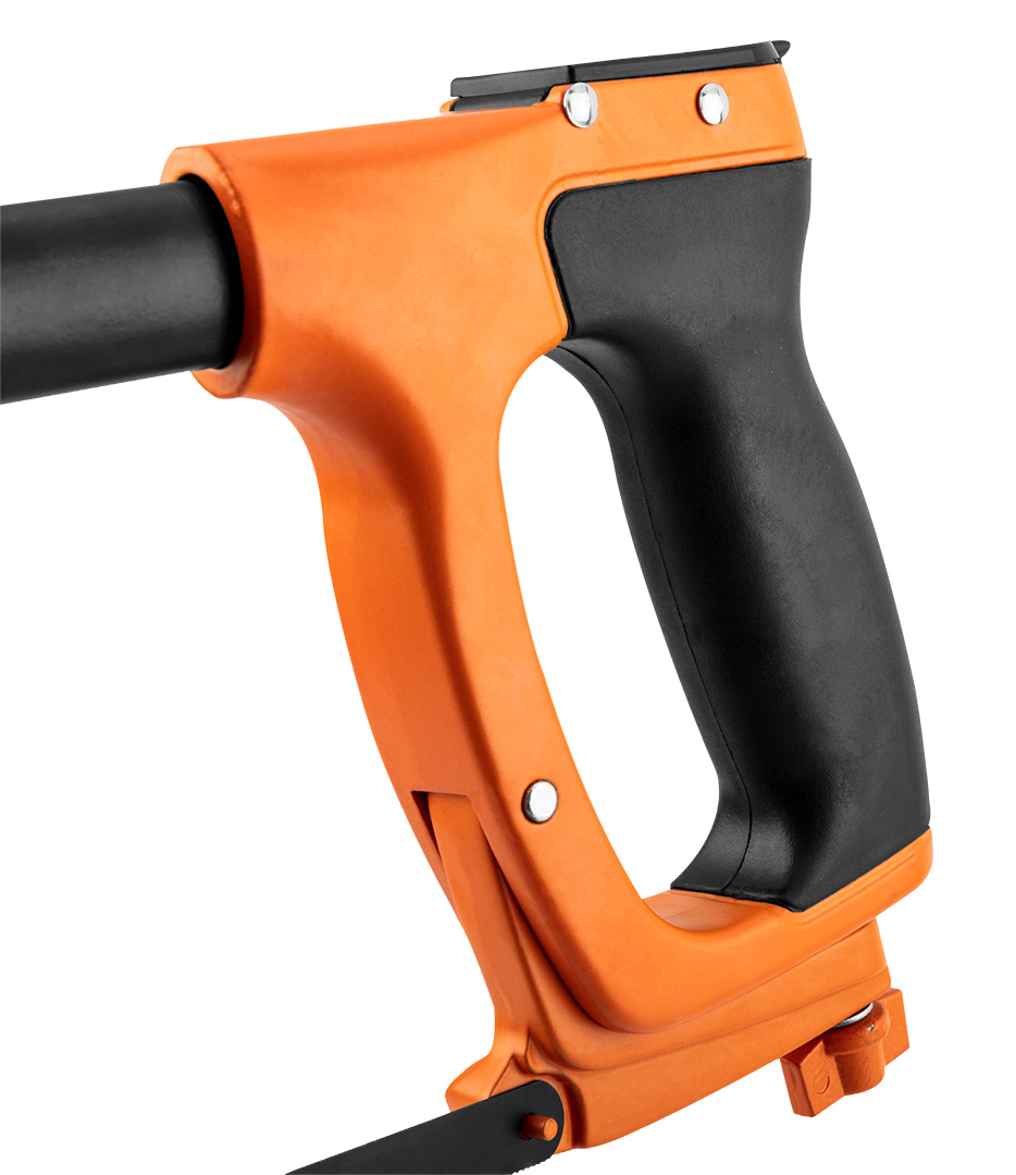 Piła do metalu heavy duty 300 mm z pojemnikiem na brzeszczoty, aluminium, dwukomponentowy uchwyt - obrazek 5