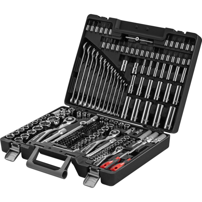 Zest. 217 szt. nasadki bity 1/4 3/8 1/2 klucze crv proline